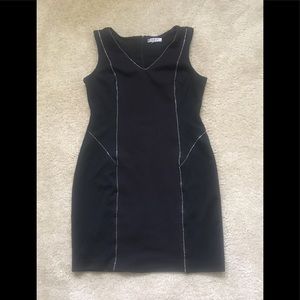 Black dress with chains